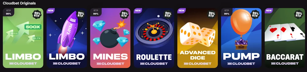 Cloudbet Casino Games